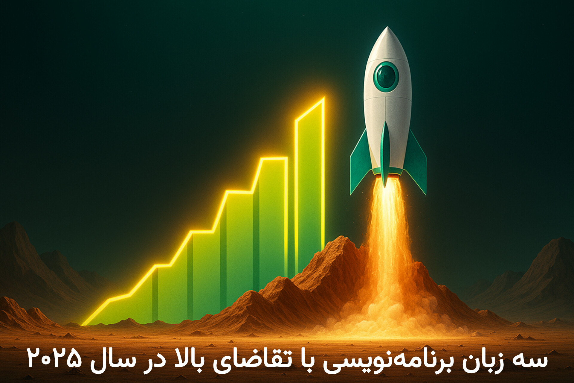 سه زبان برنامه‌نویسی با تقاضای بالا در سال ۲۰۲۵